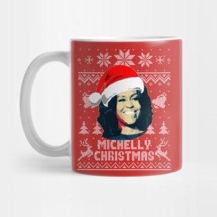 Michelle Obama Michelly Christmas Mug